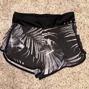 PINK brand running shorts with liner